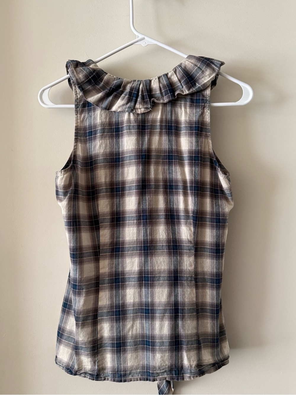 a.n.a Cotton Ruffle Tank Top - Picture 7 of 9
